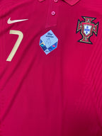 Authentic Ronaldo #7 Portugal 2020-21 Away Football