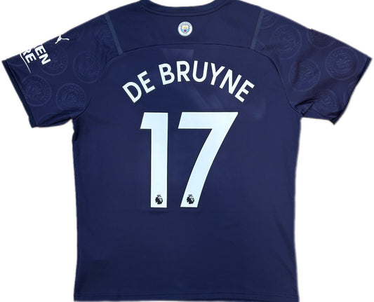 Authentic De Bruyne #17 Manchester City 2021-2022 Football