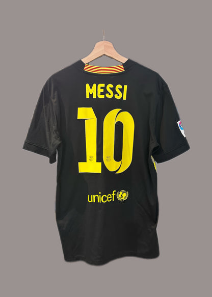 Authentic Messi #10 FC Barcelona 2013-14 Third Football T-Shirt