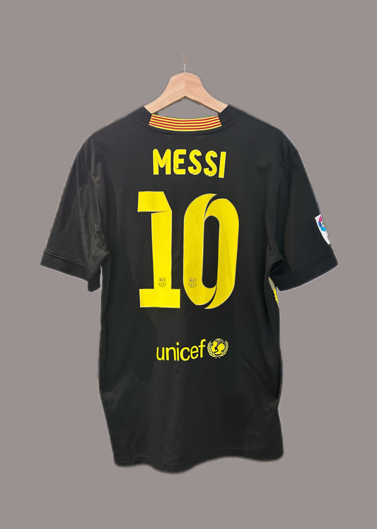 Authentic Messi #10 FC Barcelona 2013-14 Third Football T-Shirt