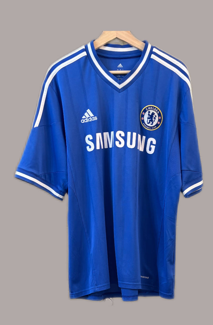 Vintage #8 Lampard Adidas Chelsea 2013/14 home Football jersey