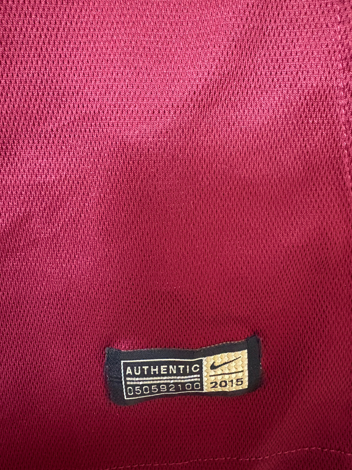 Authentic #11 M.Salah AS Roma 2015-16 Home Football