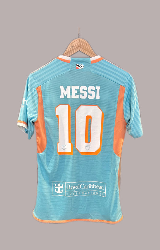 Vintage Messi #10 InterMiami Third Kit Football T Shirt