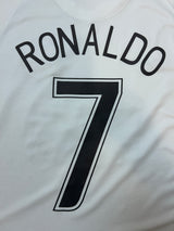 Authentic Ronaldo #7 Manchester United 2006-08 Away Football