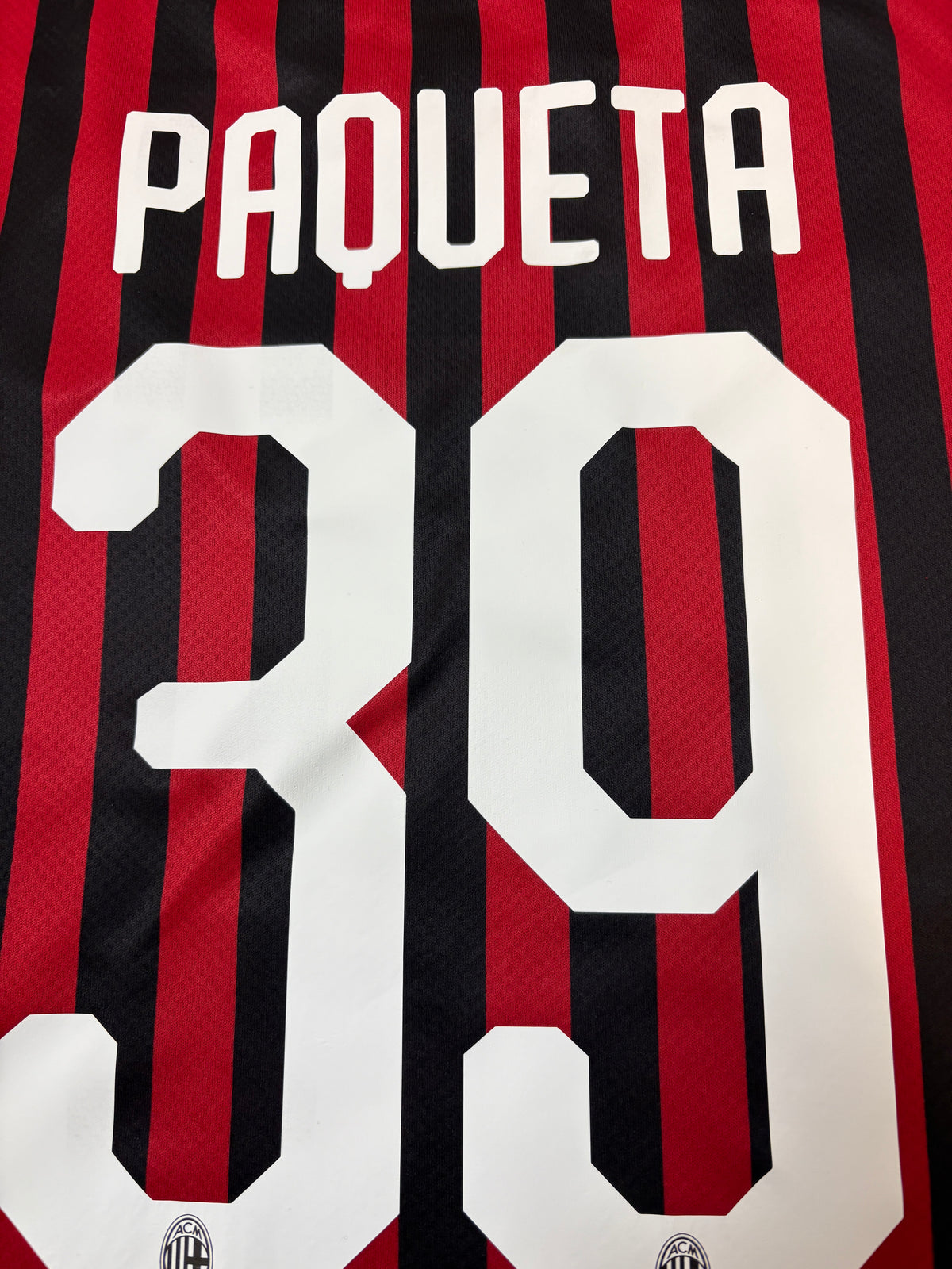 Authentic #39 Paqueta AC Milan 2019-20 Home Football