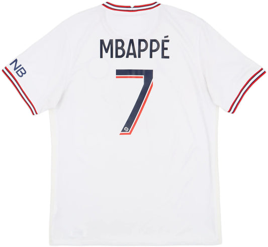 Authentic Mbappe #7 PSG 2021-22 Fourth Football
