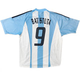 Authentic Batistuta #9 Argentina 2002-04 Home Football