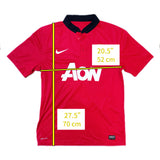 Authentic Nani #17 Manchester United 2013-14 Home Football
