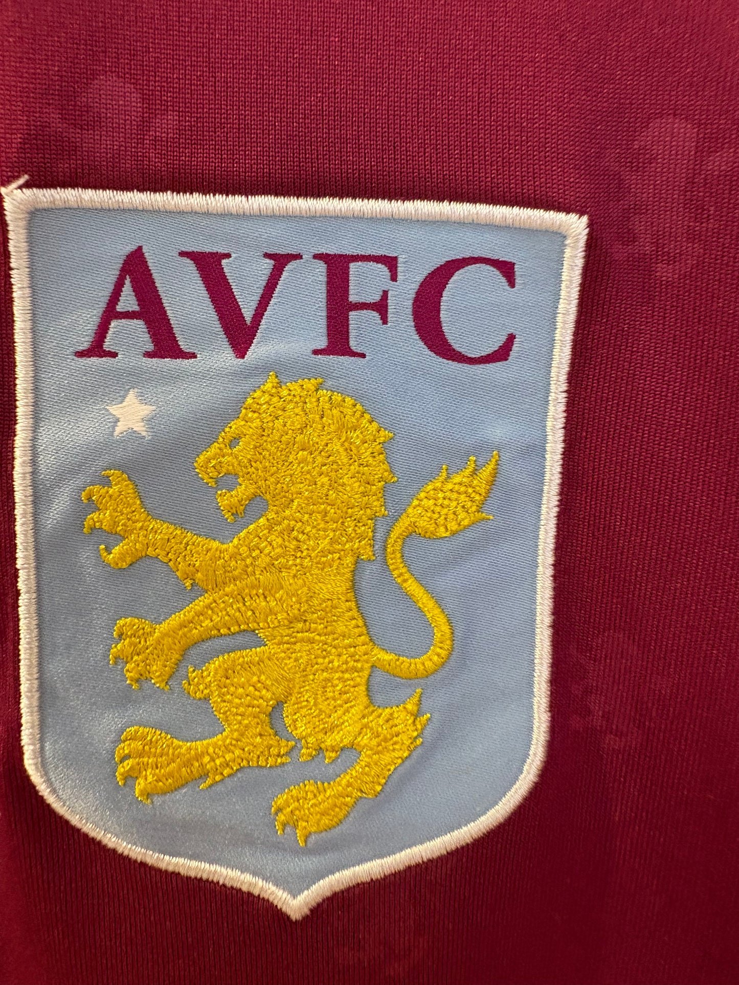 Vintage #26 John Terry Aston Villa 2017/18 Home Football Jersey