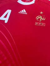 Authentic Vieira #4 France 2007-08 Away Football