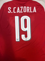 Authentic S.Cazorla #19 Arsenal 2017-18 Home Football