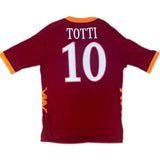 Authentic Totti #10 AS Roma 2010-11 Home Player Issue Football
