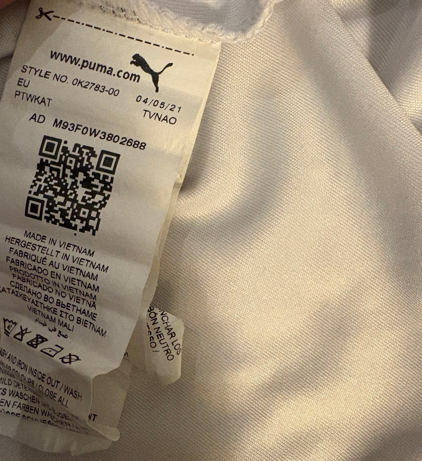 Vintage #7 Olise Crystal Palace F.C. 2021/22 Puma third Football kit