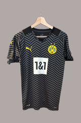 Authentic #23 Emre Can -Borussia Dortmund 2021/22 Away Football Shirt
