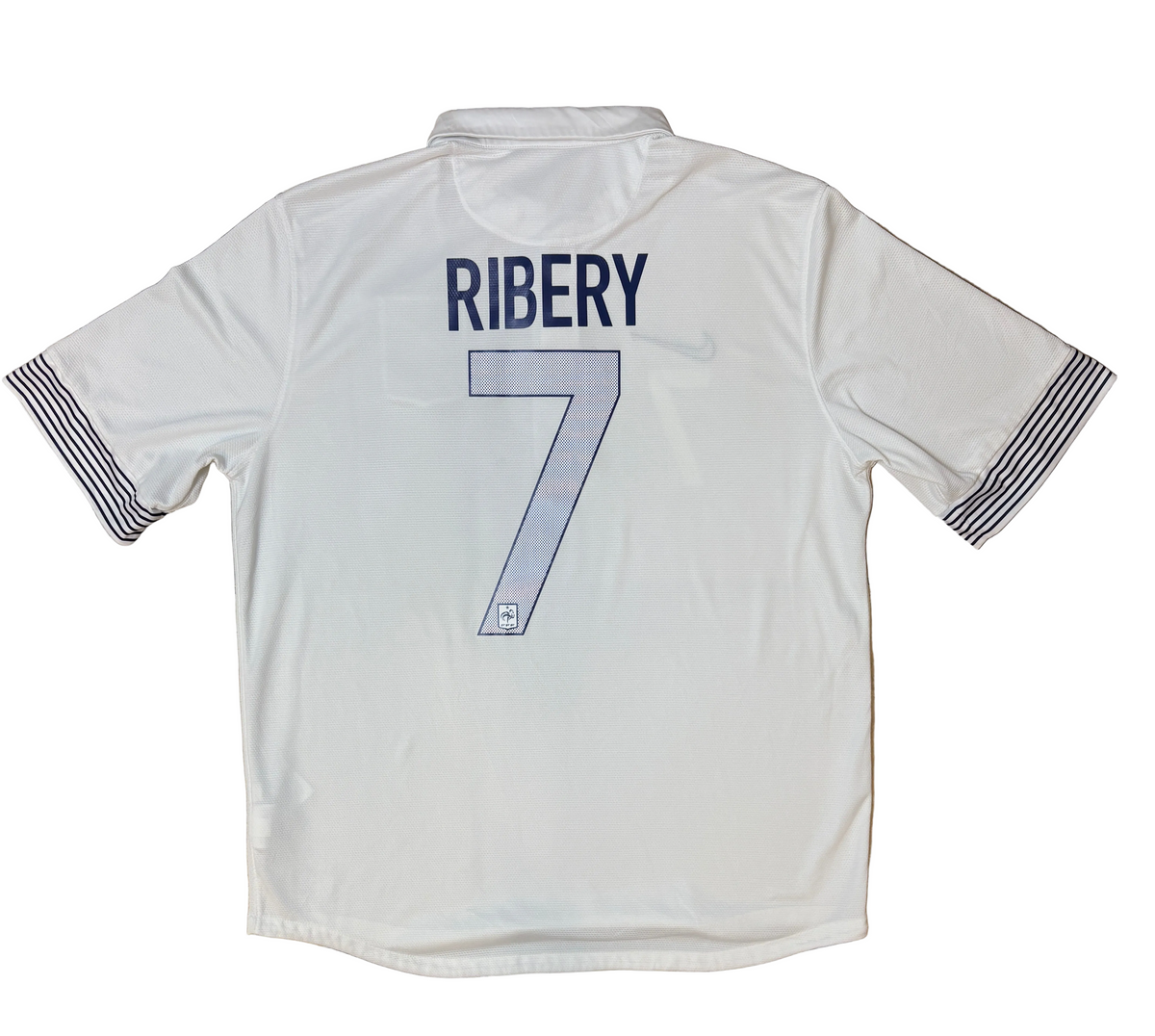 Authentic #7 Ribery France 2012-13 Away Football
