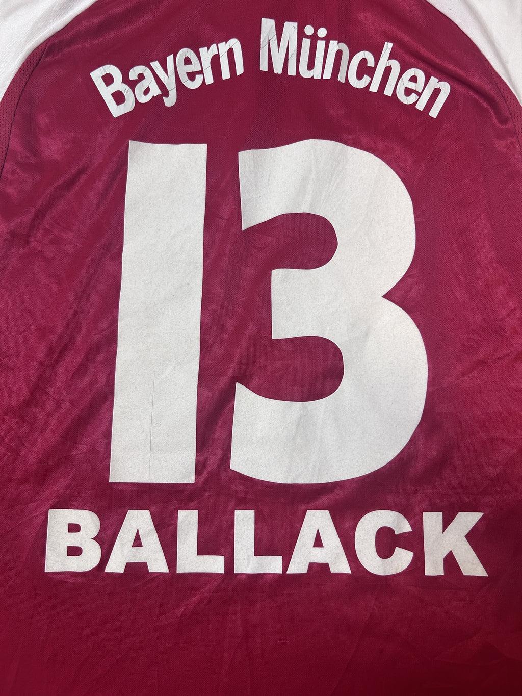 13 BALLACK name and number close-up