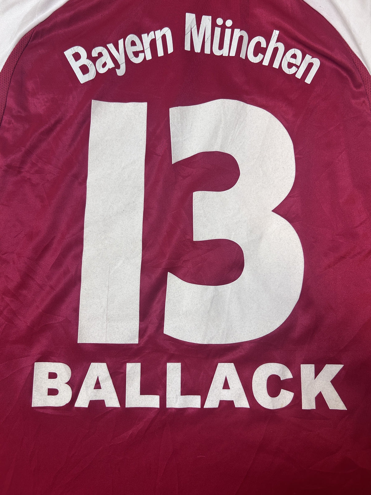 13 BALLACK name and number close-up