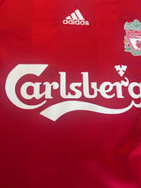 Authentic Gerrard #8 Liverpool 2008-10 Home Football