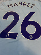 Authentic Mahrez #26 Manchester City 2018-19 Home Football