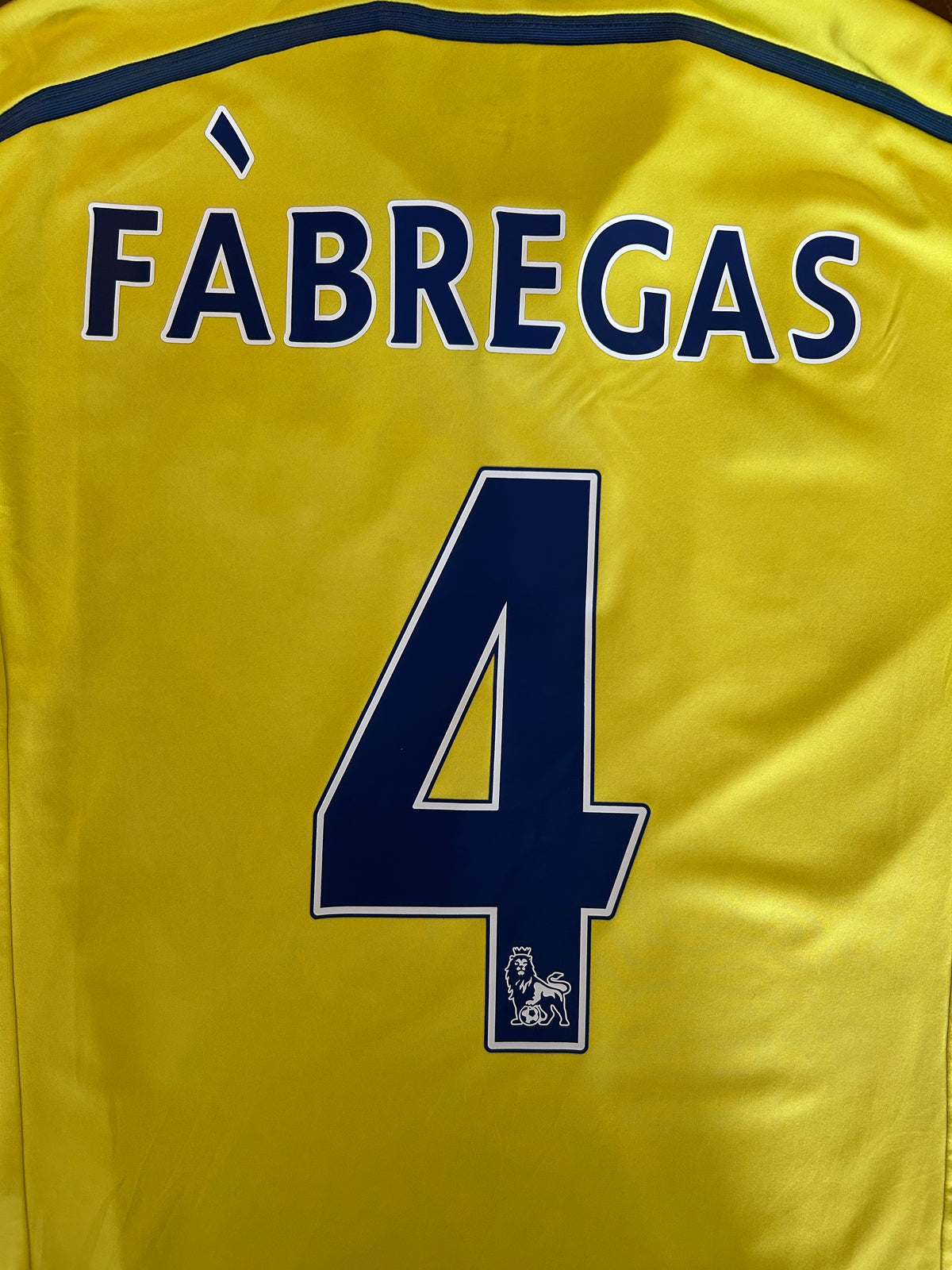 Authentic Fabregas #4 Chelsea 2014-15 Away Football