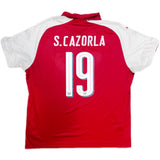 Authentic S.Cazorla #19 Arsenal 2017-18 Home Football