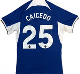 Authentic Caicedo #25 Chelsea 2023-24 Home Football