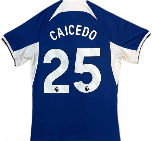 Authentic Caicedo #25 Chelsea 2023-24 Home Football