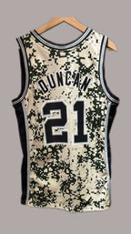 Vintage #21 Tim Duncan San Antonio Spurs 2013-14 Basketball Jersey
