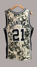 Vintage #21 Tim Duncan San Antonio Spurs 2013-14 Basketball Jersey
