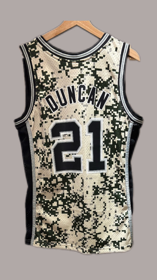 Vintage #21 Tim Duncan San Antonio Spurs 2013-14 Basketball Jersey