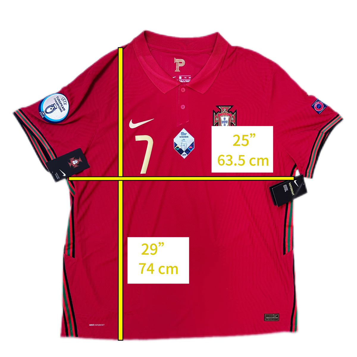 Authentic Ronaldo #7 Portugal 2020-21 Away Football