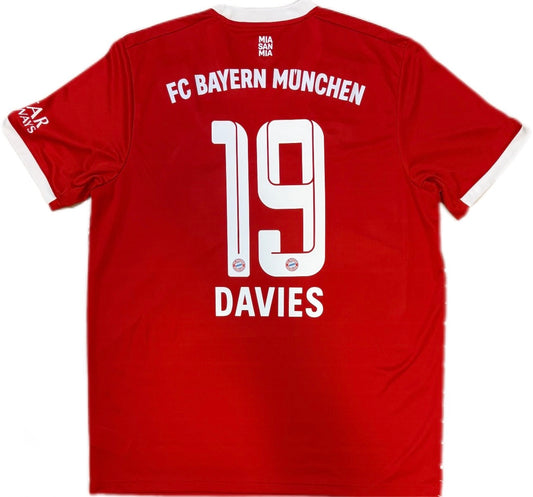 Authentic Davies #19 FC Bayern Munich 2022-23 Home Football