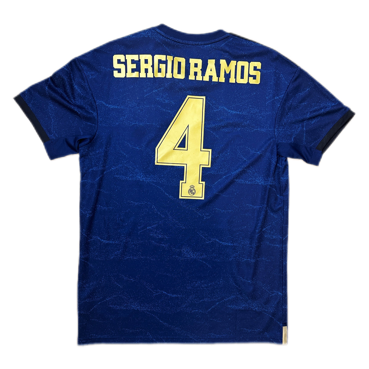 Authentic Sergio Ramos #4 Real Madrid 2019-20 Away Football