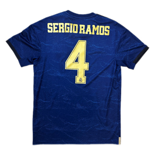 Authentic Sergio Ramos #4 Real Madrid 2019-20 Away Football
