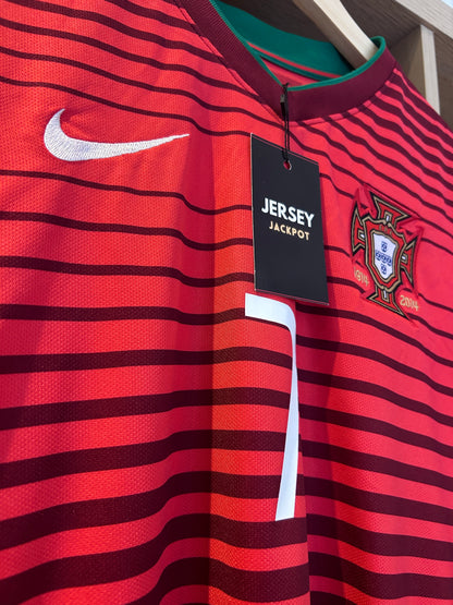 Authentic Ronaldo #7 Portugal 2014-15 Home Football T-Shirt
