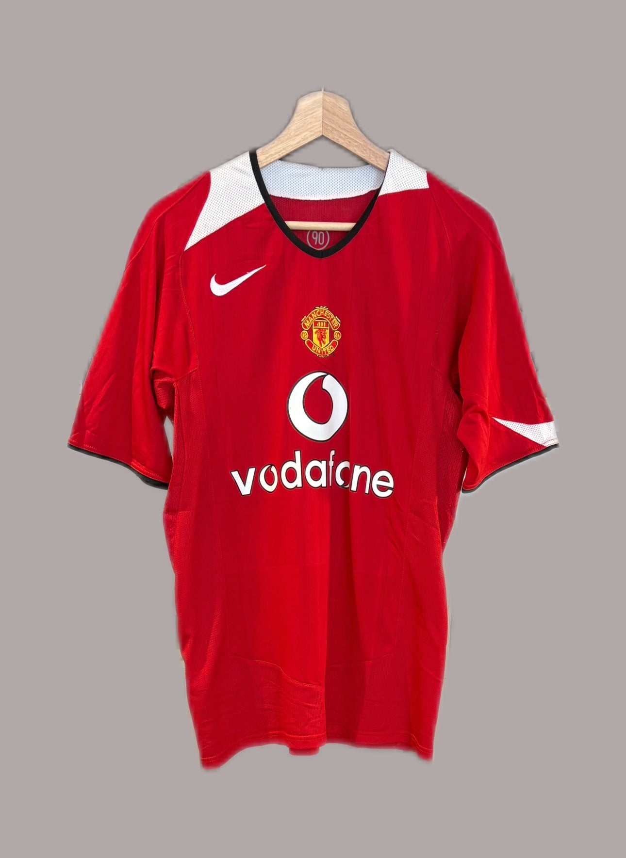 Vintage #7 Beckham Manchester United 2004 Home football shirt