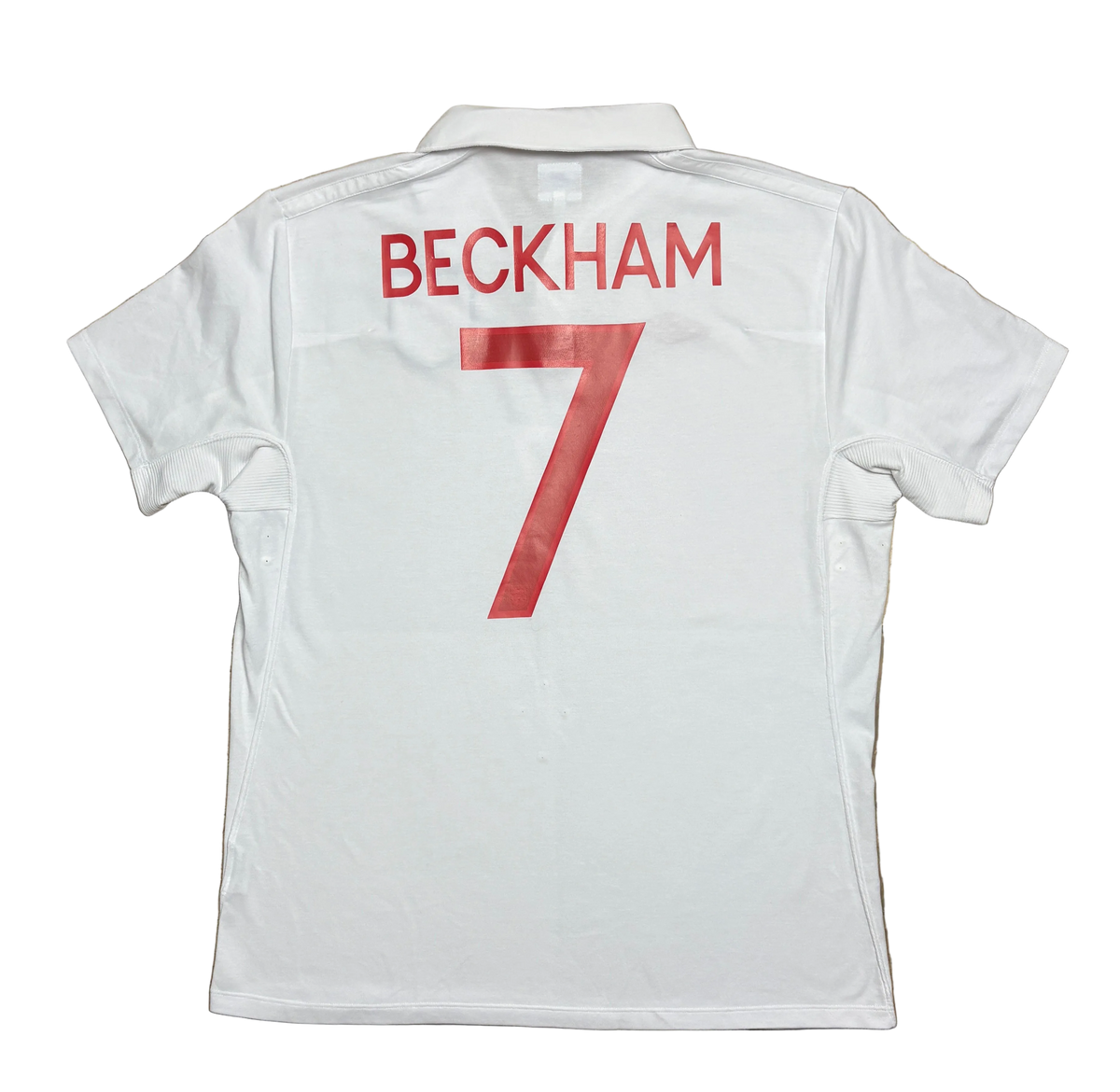 Authentic Beckham #7 England 2010-11 Home