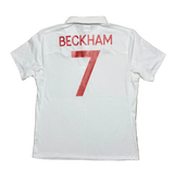 Authentic Beckham #7 England 2010-11 Home