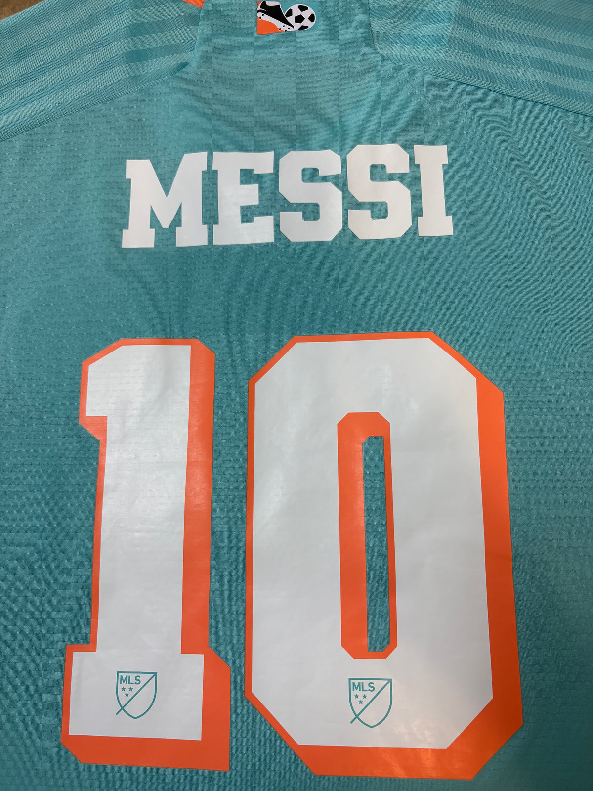 Maillot de football authentique #10 Messi Inter Miami 2024/25, troisième maillot