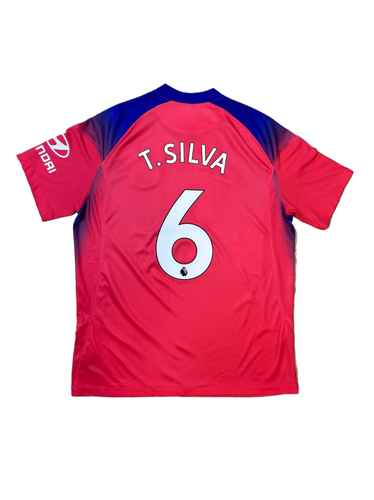 Authentic T.Silva #6 Chelsea 2020-21 Third Football