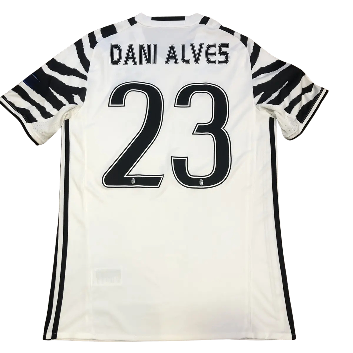 Authentic Dani Alves #23 Juventus 2016-17 Third Football