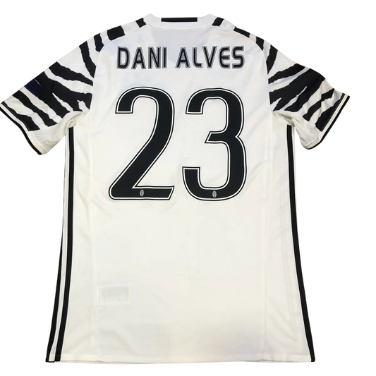 Authentic Dani Alves #23 Juventus 2016-17 Third Football