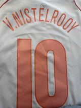 Authentic v.Nistelrooy #10 Netherlands 2006-08 Away Football T-Shirt