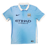 Authentic Silva #21 Manchester City 2015-16 Home Fooball