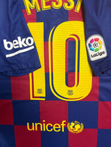 Authentic #10 Messi Barcelona 2019/20 home Football