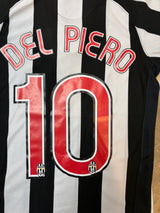 Authentic Del Piero #10 Juventus 2007-08 Home Football