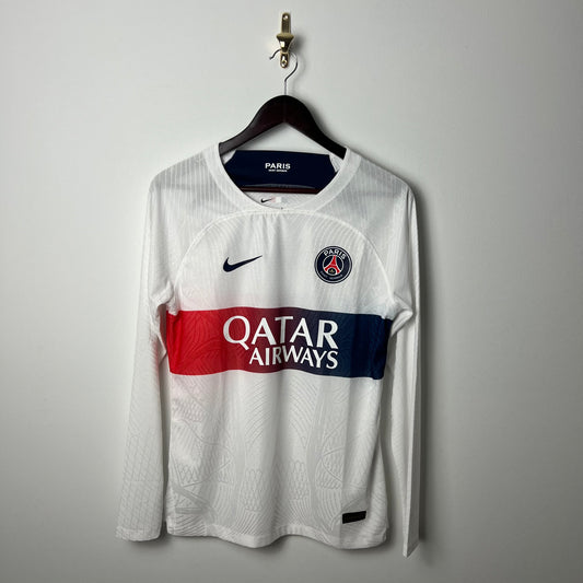 Paris Saint Germain Away 23/24 Long Sleeve Mbappé Jersey