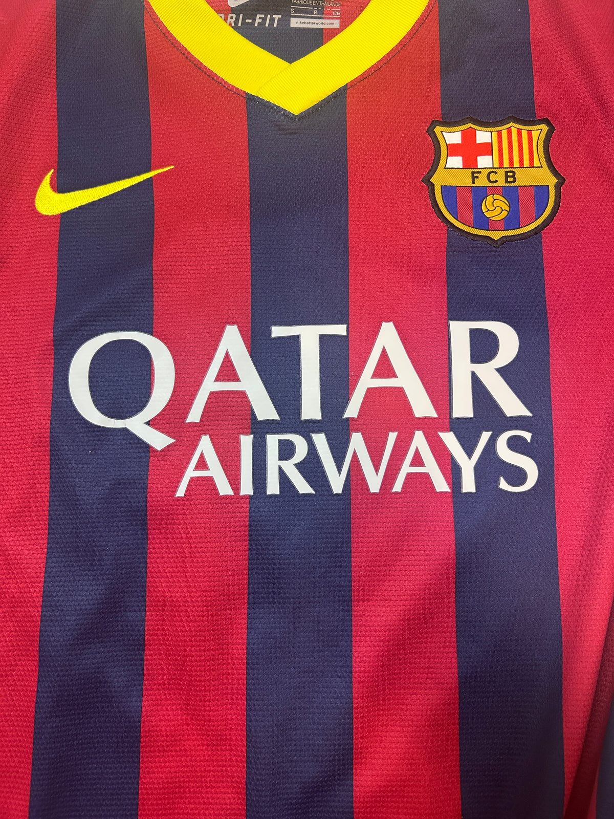 Authentic Alexis #9 Barcelona 2013-14 Home