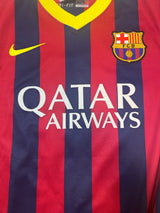 Authentic Alexis #9 Barcelona 2013-14 Home