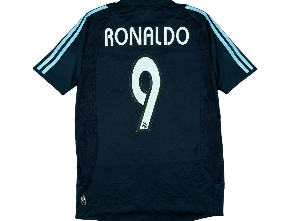 Authentic Ronaldo #9 Real Madrid 2003/04 Away Football